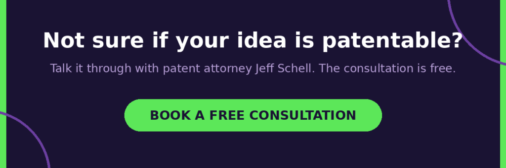 image | Schell IP: Premier Patent Law Support Not sure if your idea is patentable? Book a free consultation with patent attorney Jeff Schell
