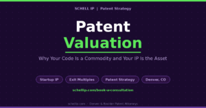 patent valuation for software startups in 2026 Schell IP Denver patent attorney