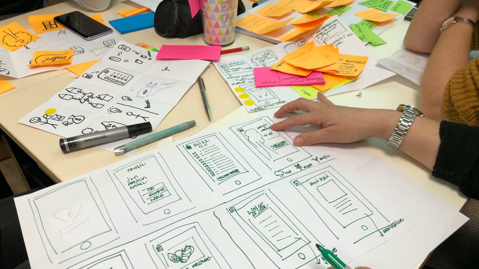 Patent Lawyer for Creators | Schell IP | Schell IP: Premier Patent Law Support | Schell IP: Premier Patent Law Support Creator sketching and developing a product concept