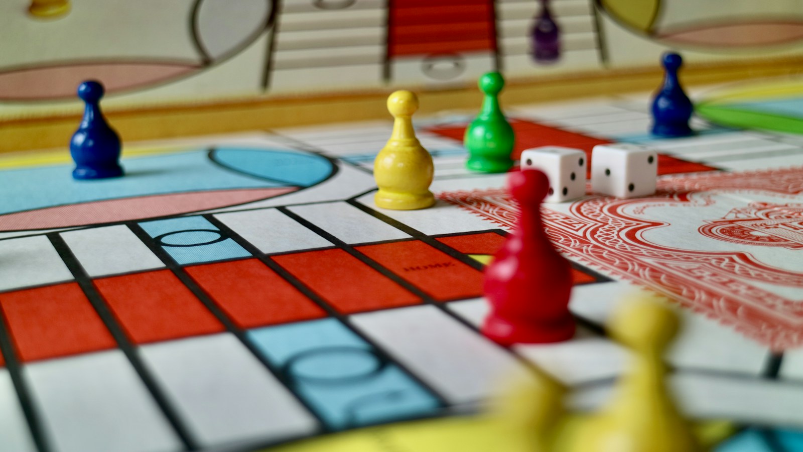 Patent Lawyer for Toys and Board Games | Schell IP | Schell IP: Premier Patent Law Support Board game with a playing board and physical game pieces